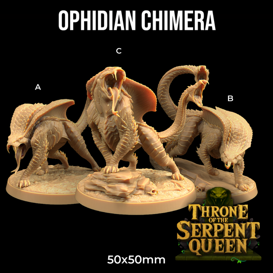 Dragons Trappers Lodge - Ophidian Chimera (Large) - Throne of The Serpent Queen 2025 August