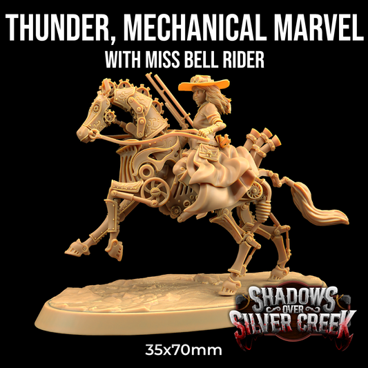 Dragons Trappers Lodge - Thunder Mechanical Marvel Horse - Shadows Over Silver Creek 2024 July