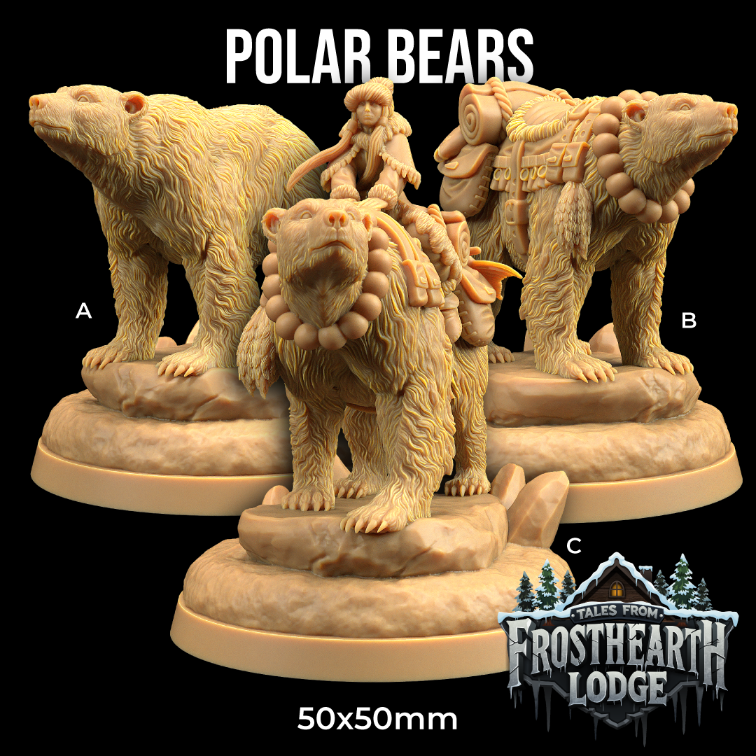 Dragons Trappers Lodge - Polar Bears (Large) - Tales From Frosthearth Lodge 2025 January