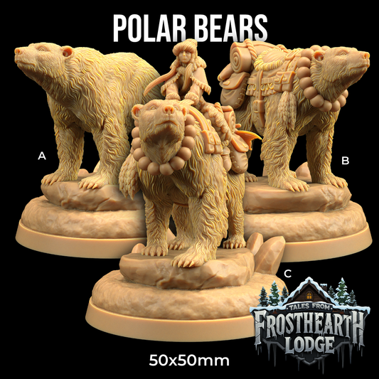 Dragons Trappers Lodge - Polar Bears (Large) - Tales From Frosthearth Lodge 2025 January