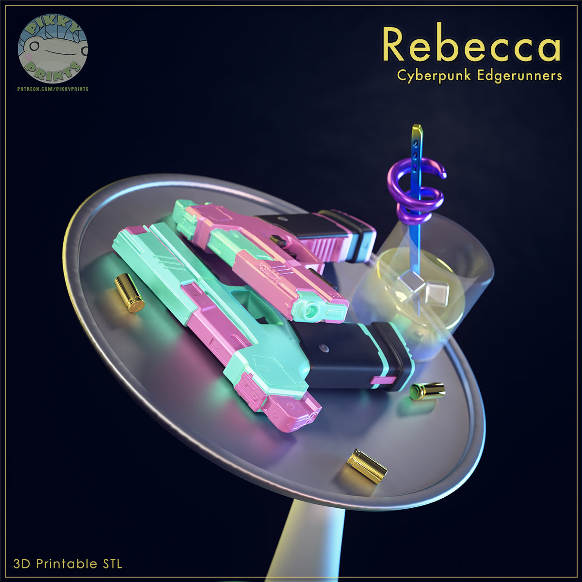 Pinky Prints - Maid Rebecca, Cyberpunk Edgerunners 23cm