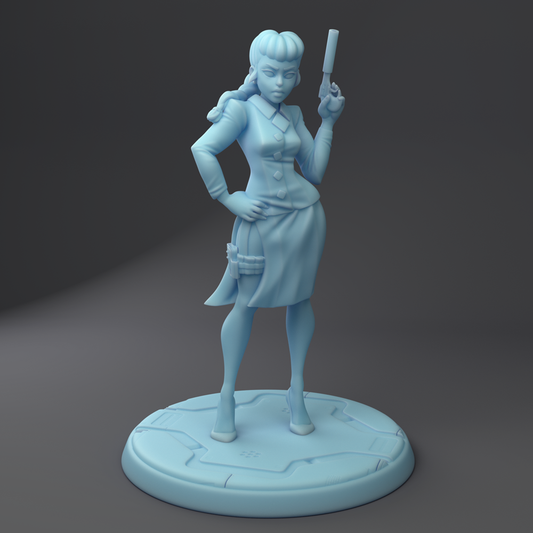 Twin Goddess Miniatures - Rachelle, Human Spy - 2022 January Release