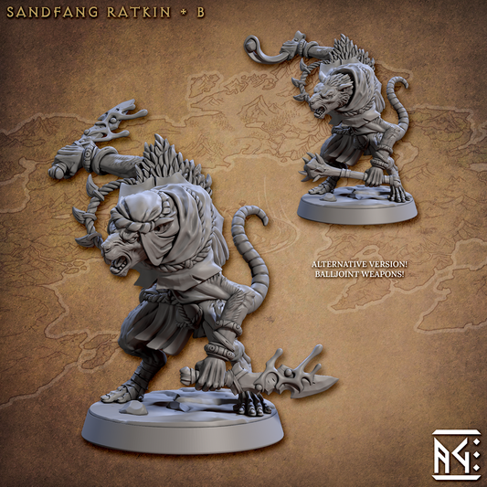 Artisan Guild - Ratfolk Sandfang Ratkin B - Sandfang Ratkins 2023 July