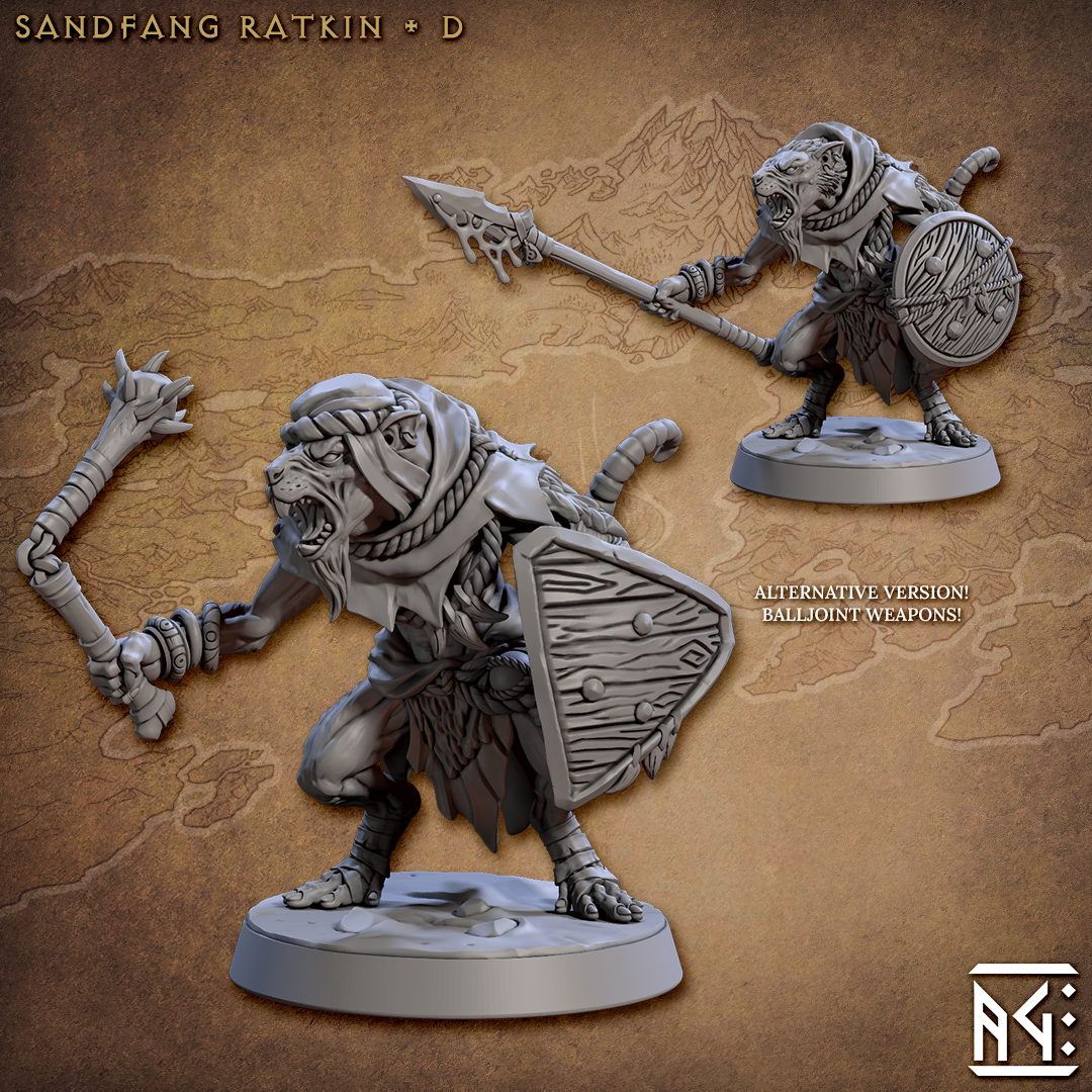 Artisan Guild - Ratfolk Sandfang Ratkin D - Sandfang Ratkins 2023 July