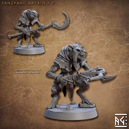 Artisan Guild - Ratfolk Sandfang Ratkin F - Sandfang Ratkins 2023 July