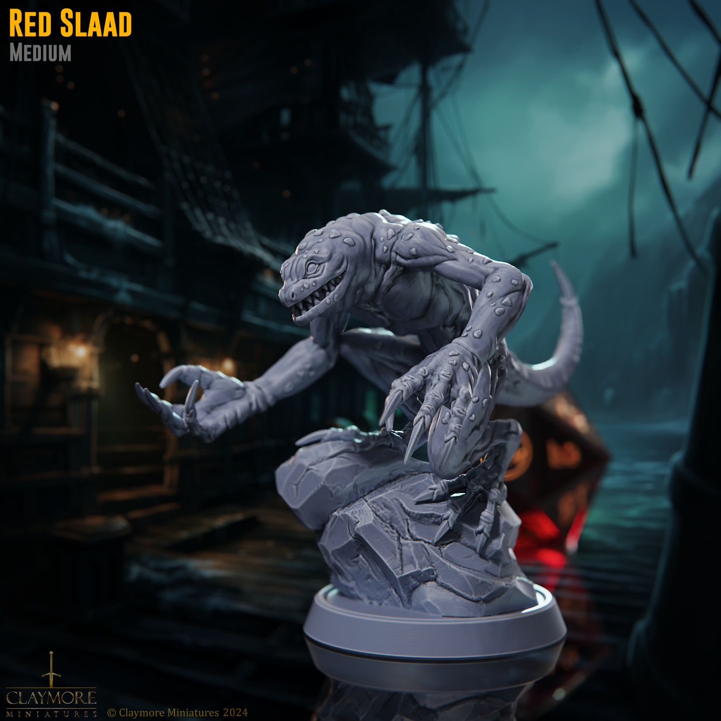 Claymore Miniatures - Red Slaad - Voyage of the Damned 2025 March