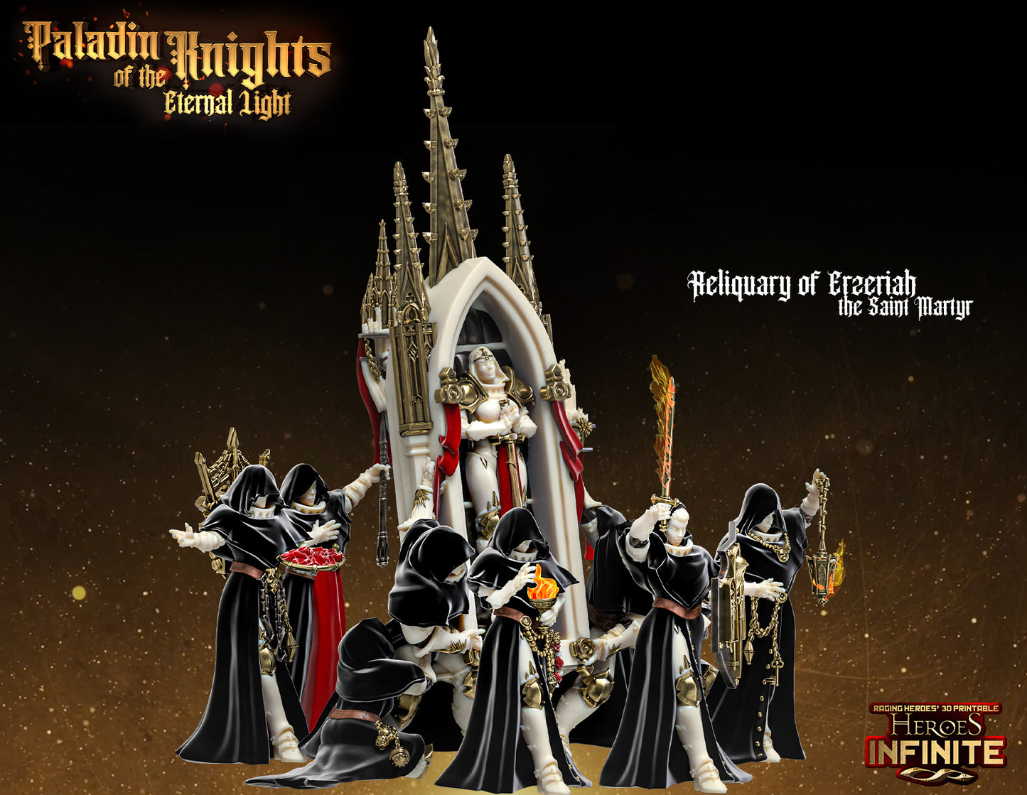 Heroes Infinite Raging Heores - Paladin Knights of the Eternal Light 35mm