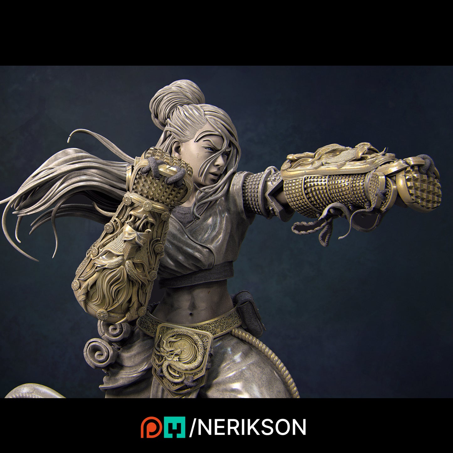 Nerikson - Kazue The Dragon Girl Monk