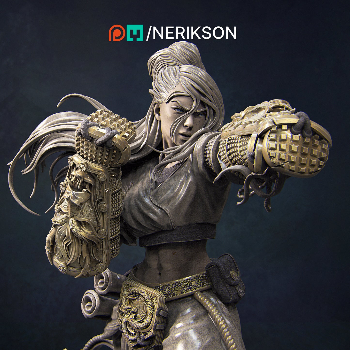 Nerikson - Kazue The Dragon Girl Monk