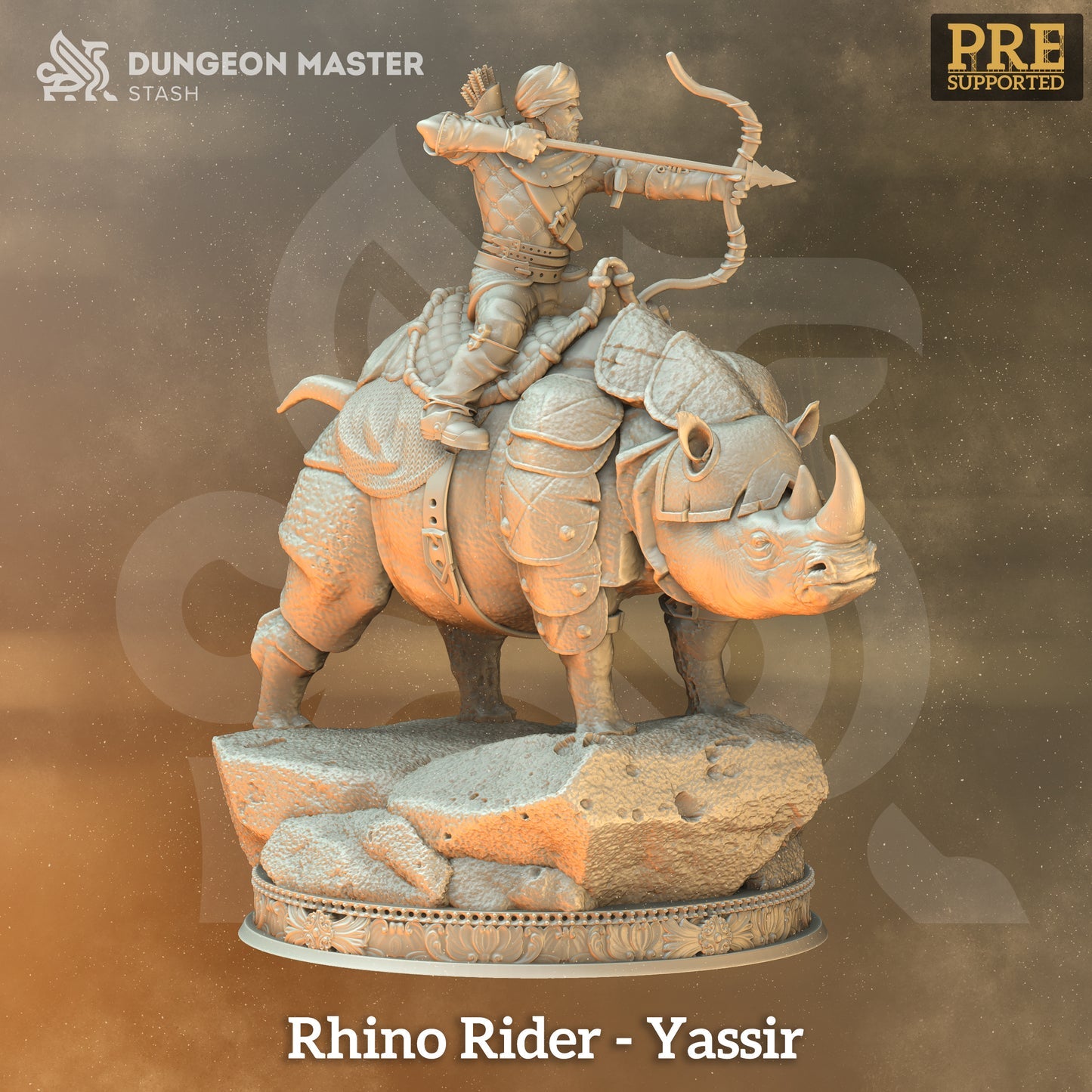 DM Stash - Yassir Rhino Rider (Large) - Sands of Sudd 2021 July Release
