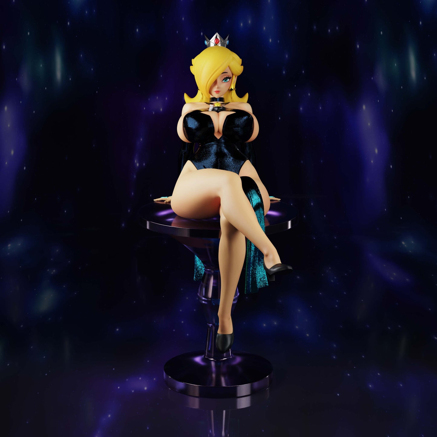 Poly Bits Art - Princess Rosalina, Super Mario