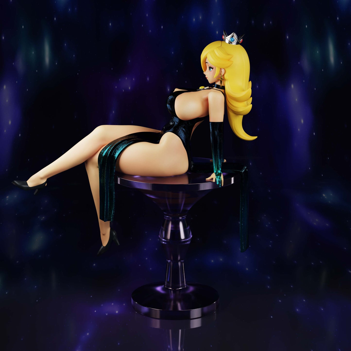 Poly Bits Art - Princess Rosalina, Super Mario