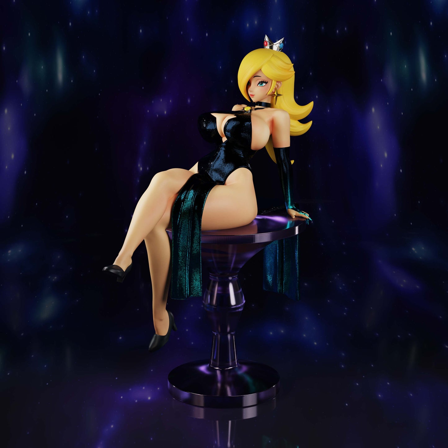 Poly Bits Art - Princess Rosalina, Super Mario