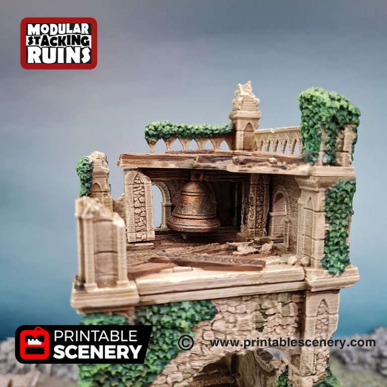 Printable Scenery - Bell Tower and Sept, Terrain.