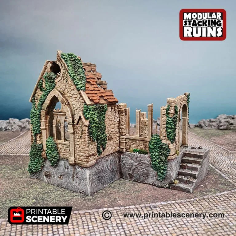Printable Scenery - Bell Tower and Sept, Terrain.