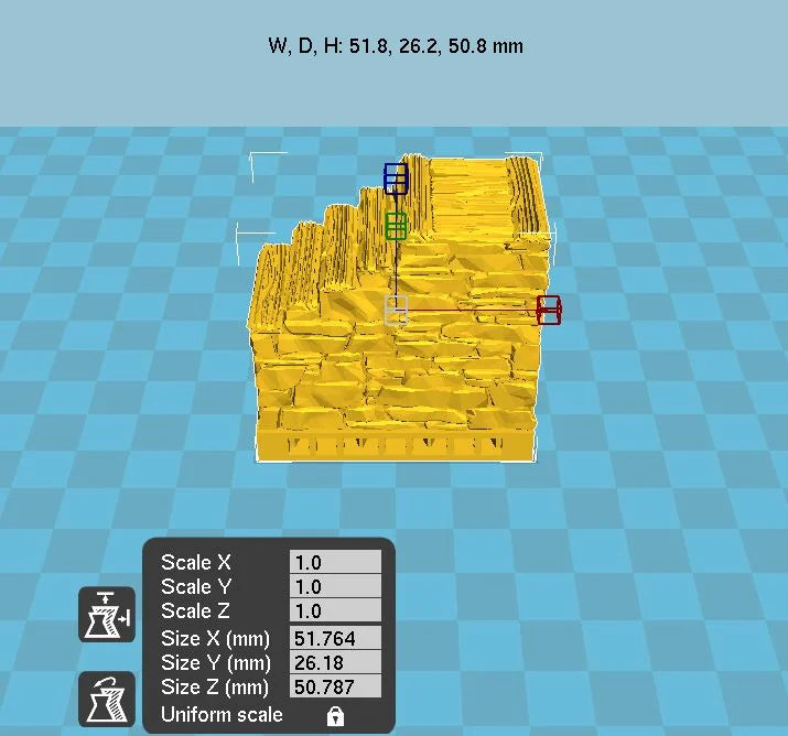 Printable Scenery - Rustic Stone and Wood Stairs, Clorehaven City