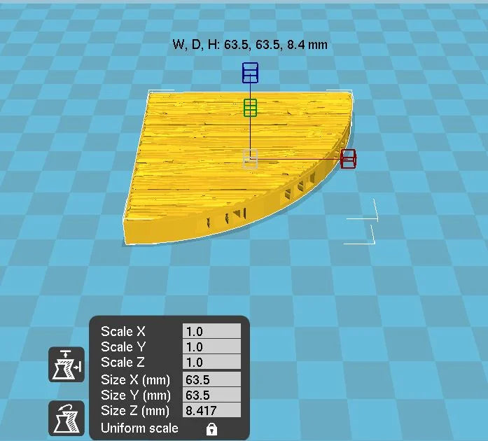 Printable Scenery - Rustic Wooden Floor, Clorehaven City