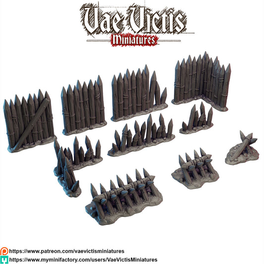 Vae Victis Miniatures - Wood Barricades - Gnoll Warband 2022 Dicember