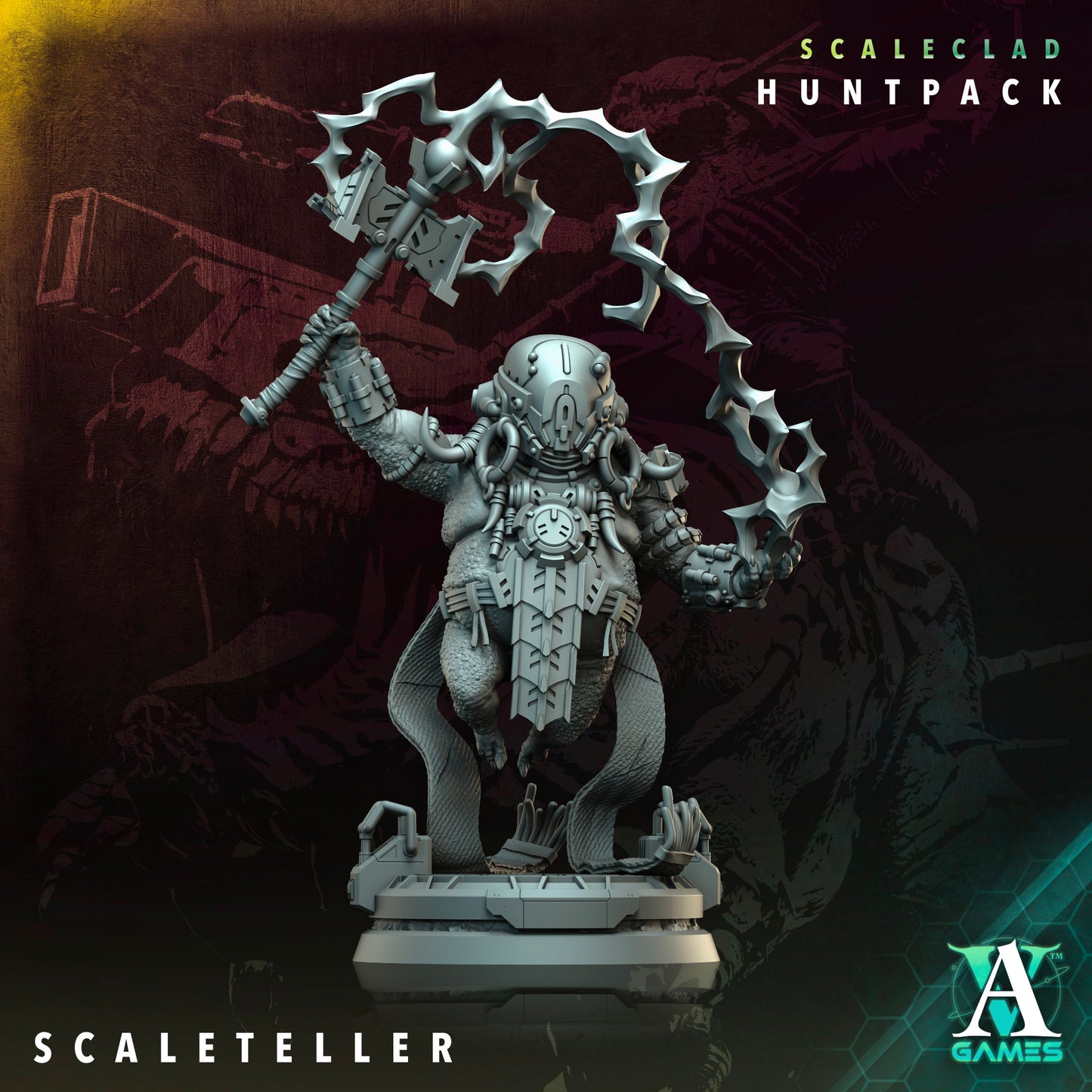 Archvillain Games Sci‐Fi - Scaleteller - Scaleclad Huntpack 2024 December