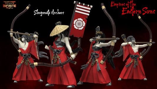 Heroes Infinite Raging Heores -  Shogunate Samurai Archers -  Empires of the Eastern Suns No.22 2022 January