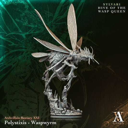 Archvillain Games - Polystixis Waspwyrm (Large) - Archvillain Bestiary Vol. XXI 2025 May