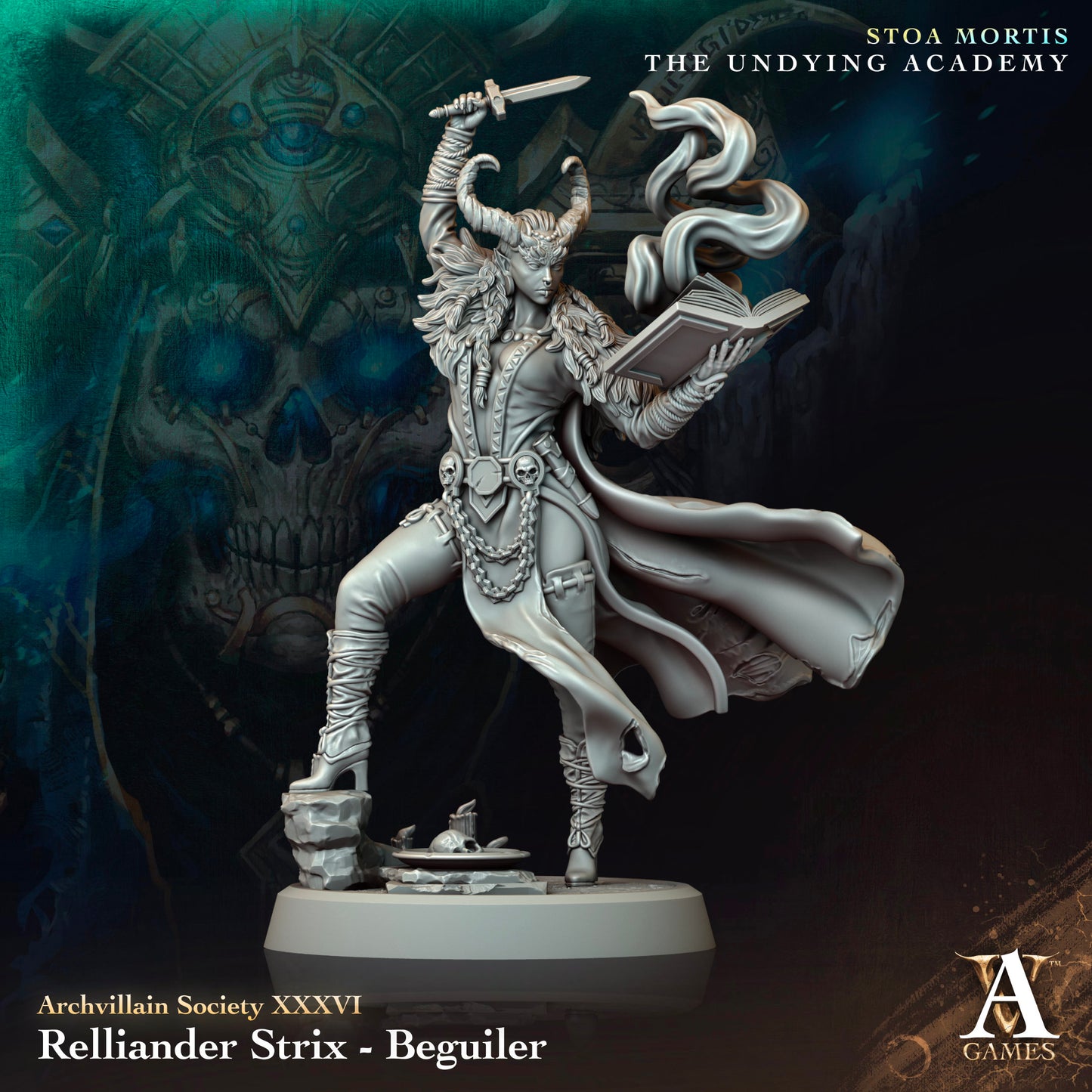 Archvillain Games - Relliander Strix, Beguiler - Archvillain Society Vol. XXXVI - Stoa Mortis, The Undying Academy 2024 June