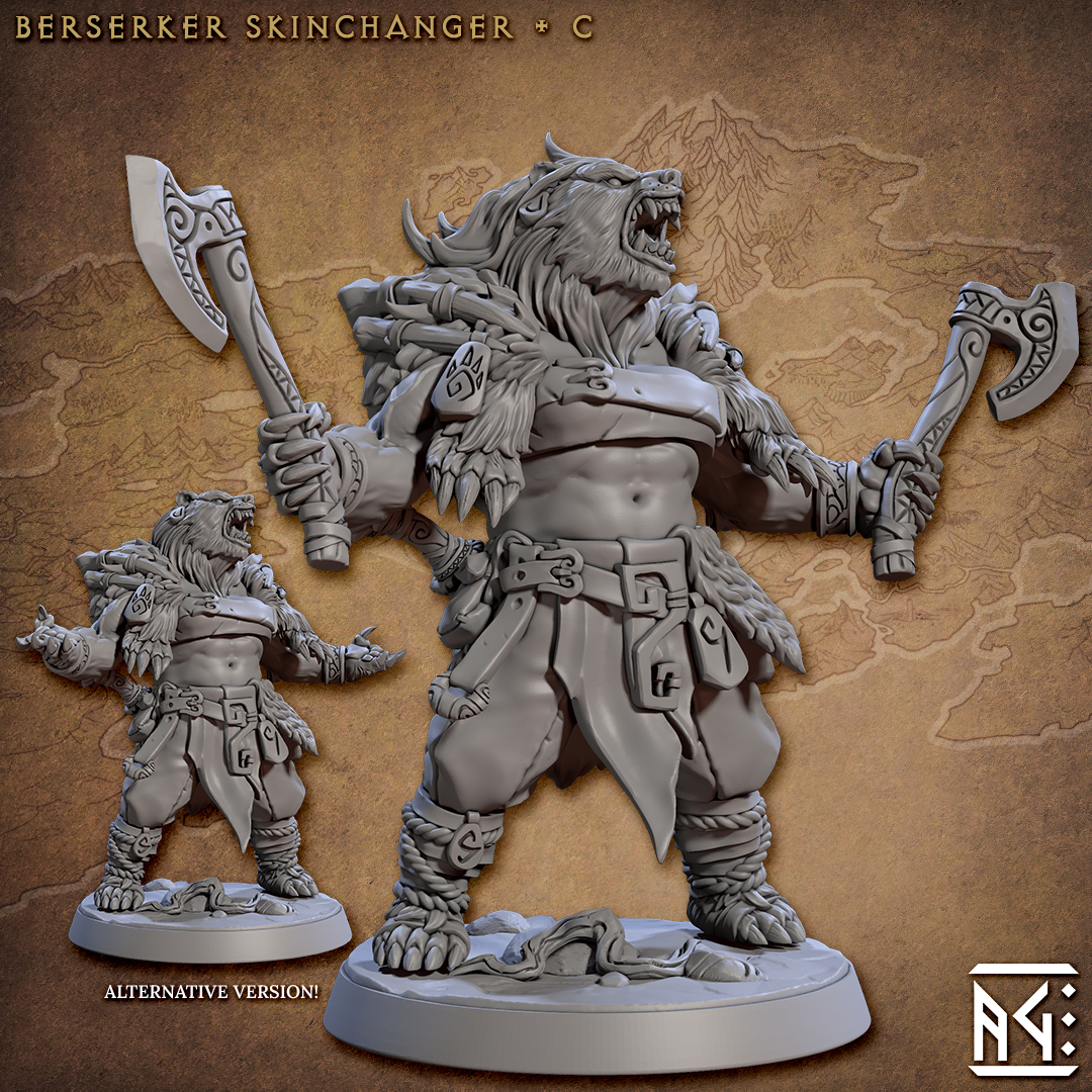 Artisan Guild - Berserker Skinchanger C, Bear Forms - Skutagaard Northmen Saga ll 2023 September