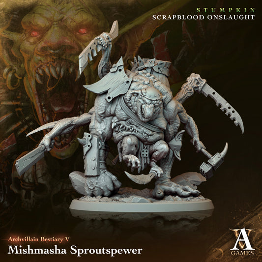 Archvillain Games - Mishmasha Sproutspewer Archvillain Bestiary Vol. 5 Stumpkin - Scrapblood Onslaught 2024 January