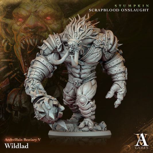 Archvillain Games - Wildlad Troll Archvillain Bestiary Vol. 5 Stumpkin - Scrapblood Onslaught 2024 January