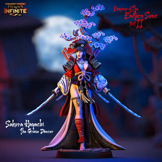 Heroes Infinite Raging Heores - Sakura Hayashi, the Grave Dancer Samurai - Empires of the Eastern Suns - 2 No.42 Release