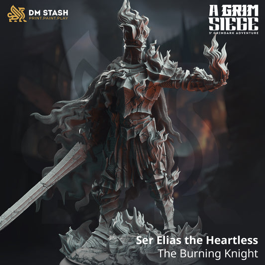 DM Stash - Ser Elias the Heartless, The Burning Knight - A Grim Siege 2025 April