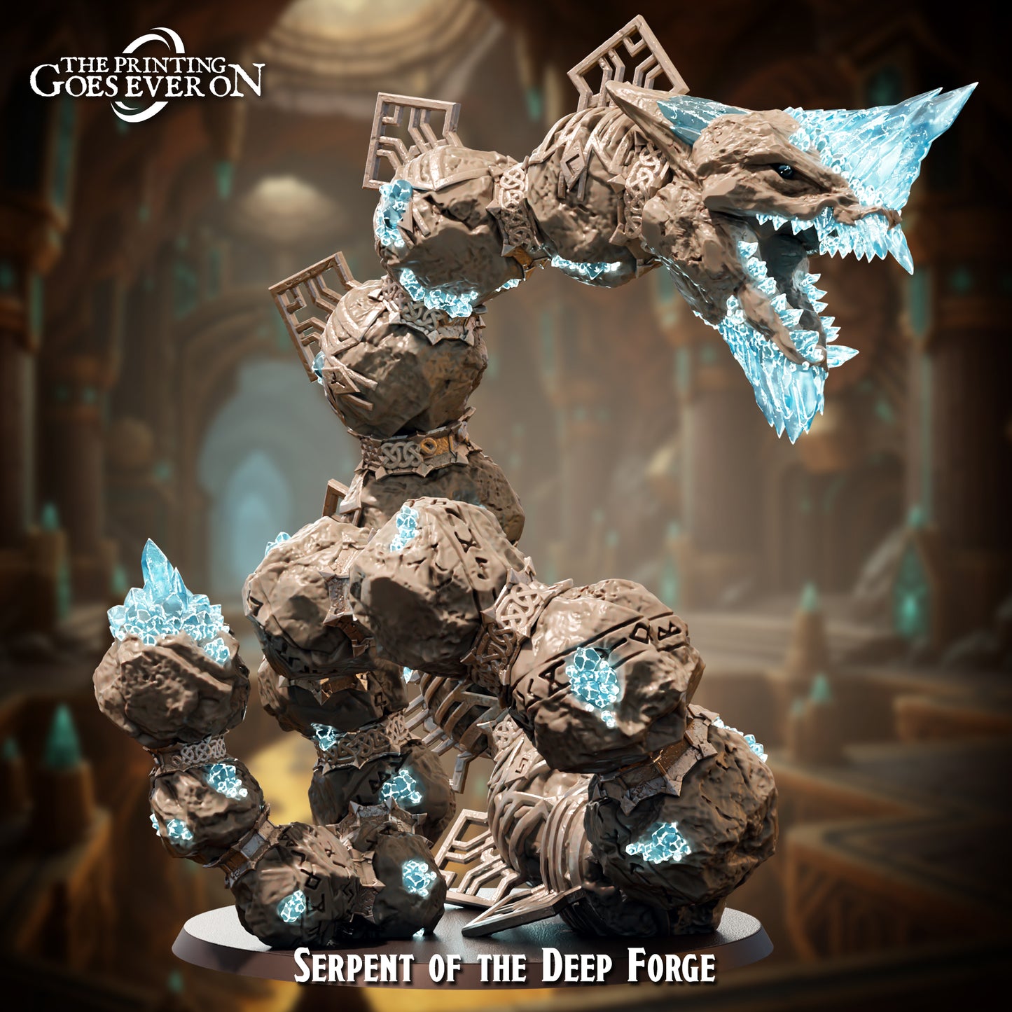 The Printing Goes Ever On - Serpent of the Deep Forge (Gargantuan) - Spiders of the Forge 2025 November