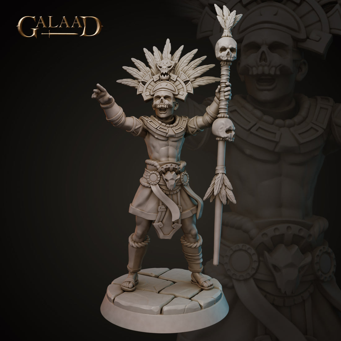 Galaad - Shaman Human Sorcerer - Aztecs 2023 April