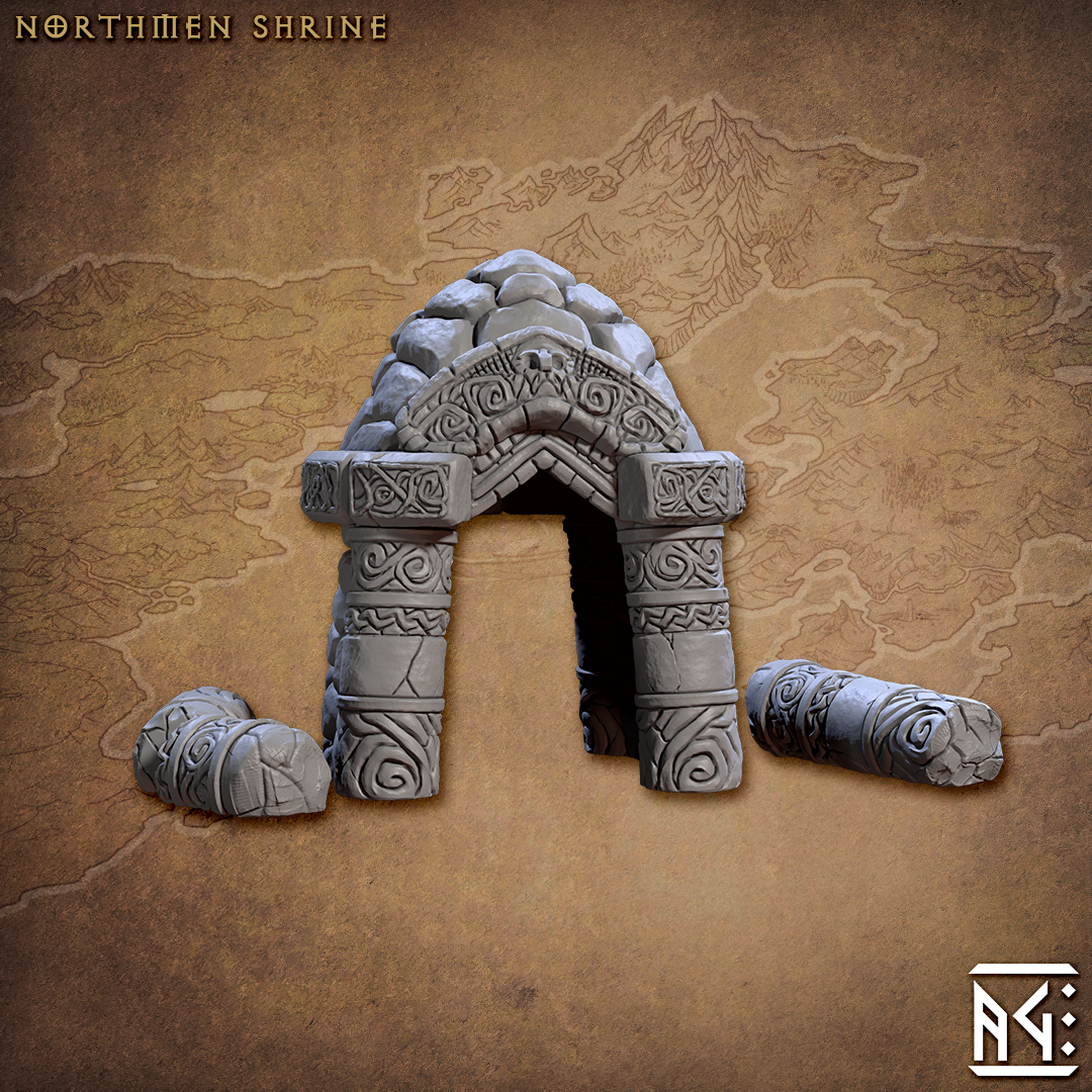 Artisan Guild - Northmen Shrine, Terrain - Skutagaard Northmen Saga 2023 August