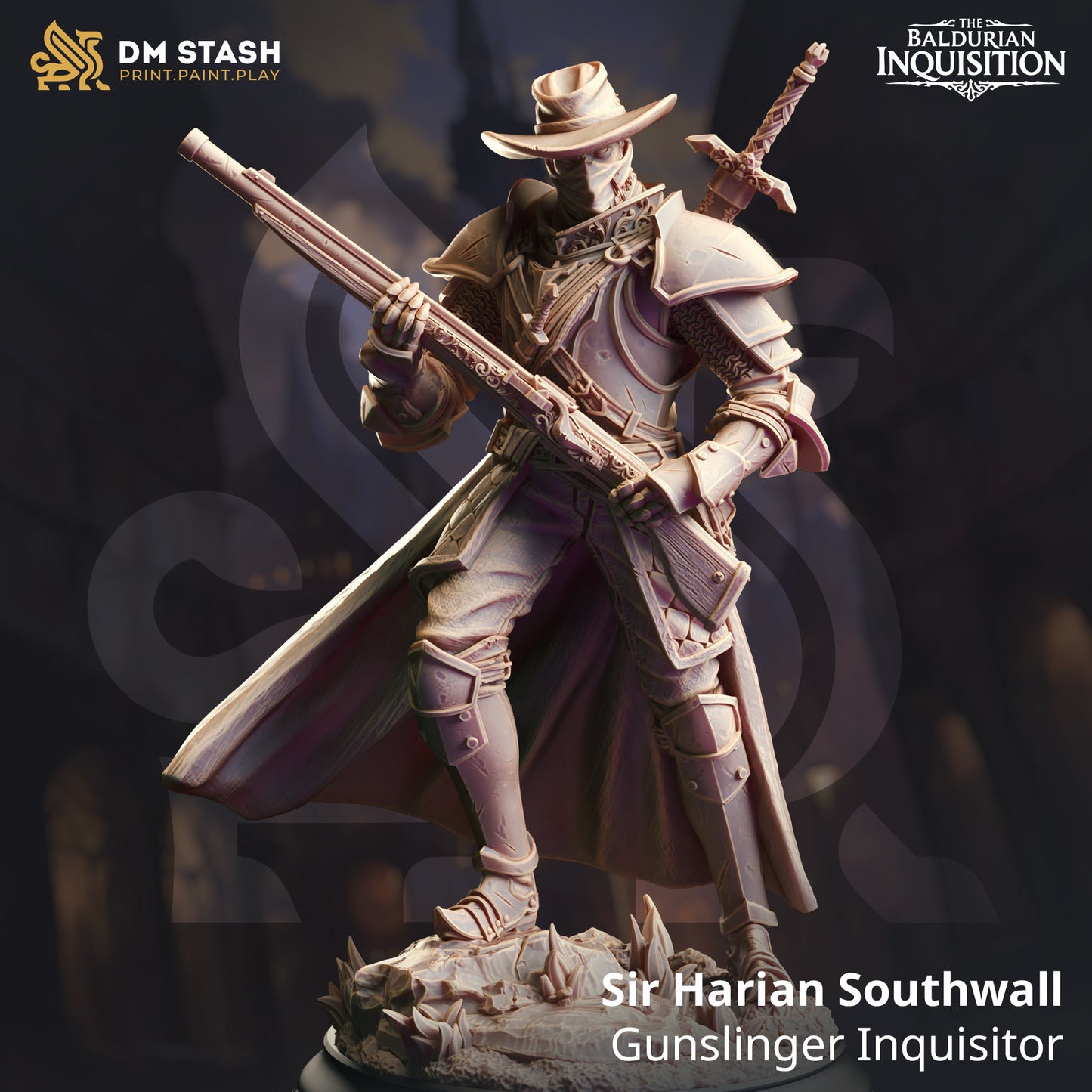 DM Stash - Sir Harian Southwall, Gunslinger Inquisitor - Baldurian Inquisition 2025 March