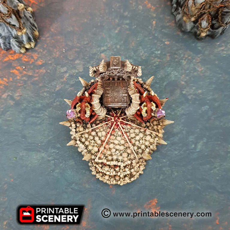 Printable Scenery - Skull Throne - Demons Terrain