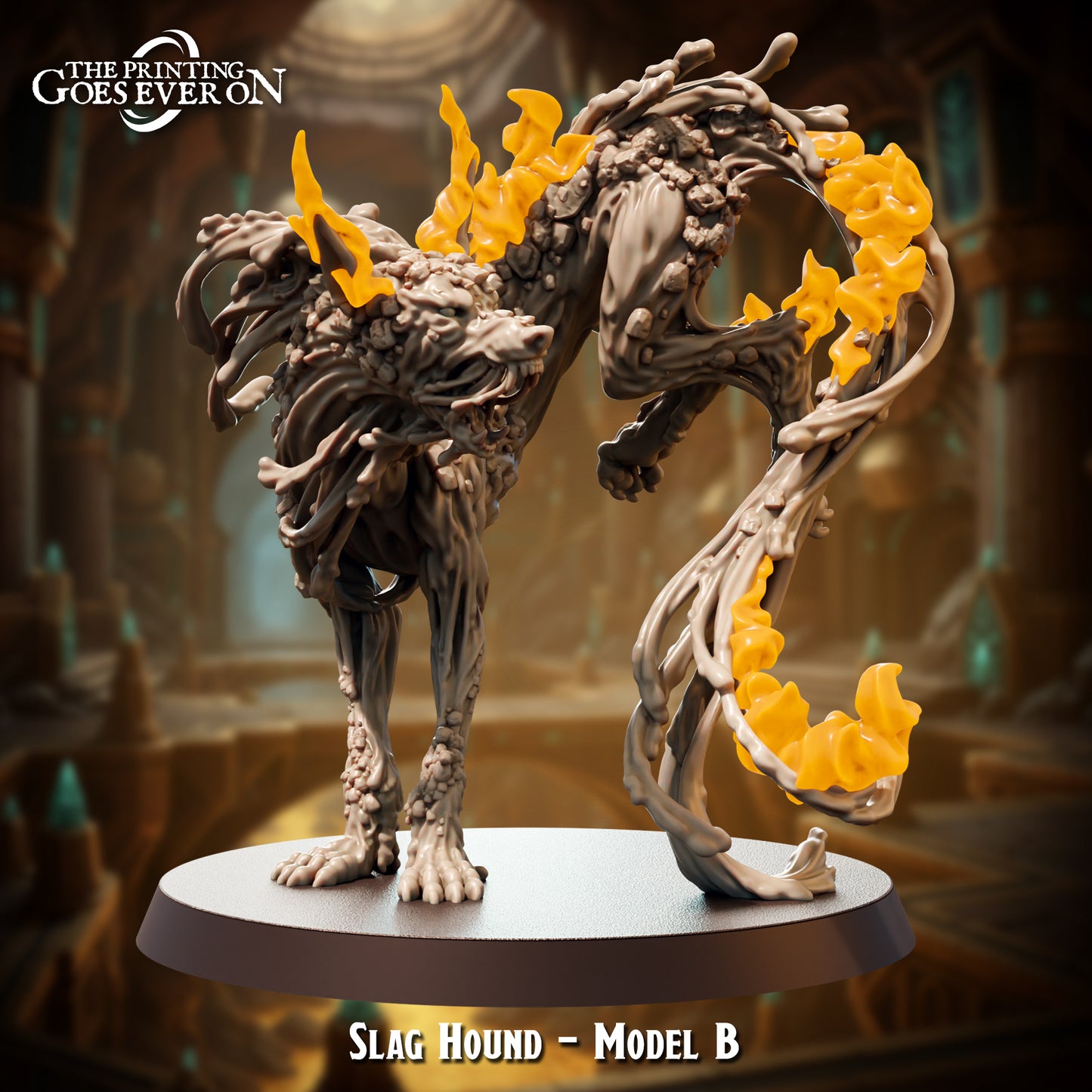 The Printing Goes Ever On - Slag Hound B (Large) - Spiders of the Forge 2025 November