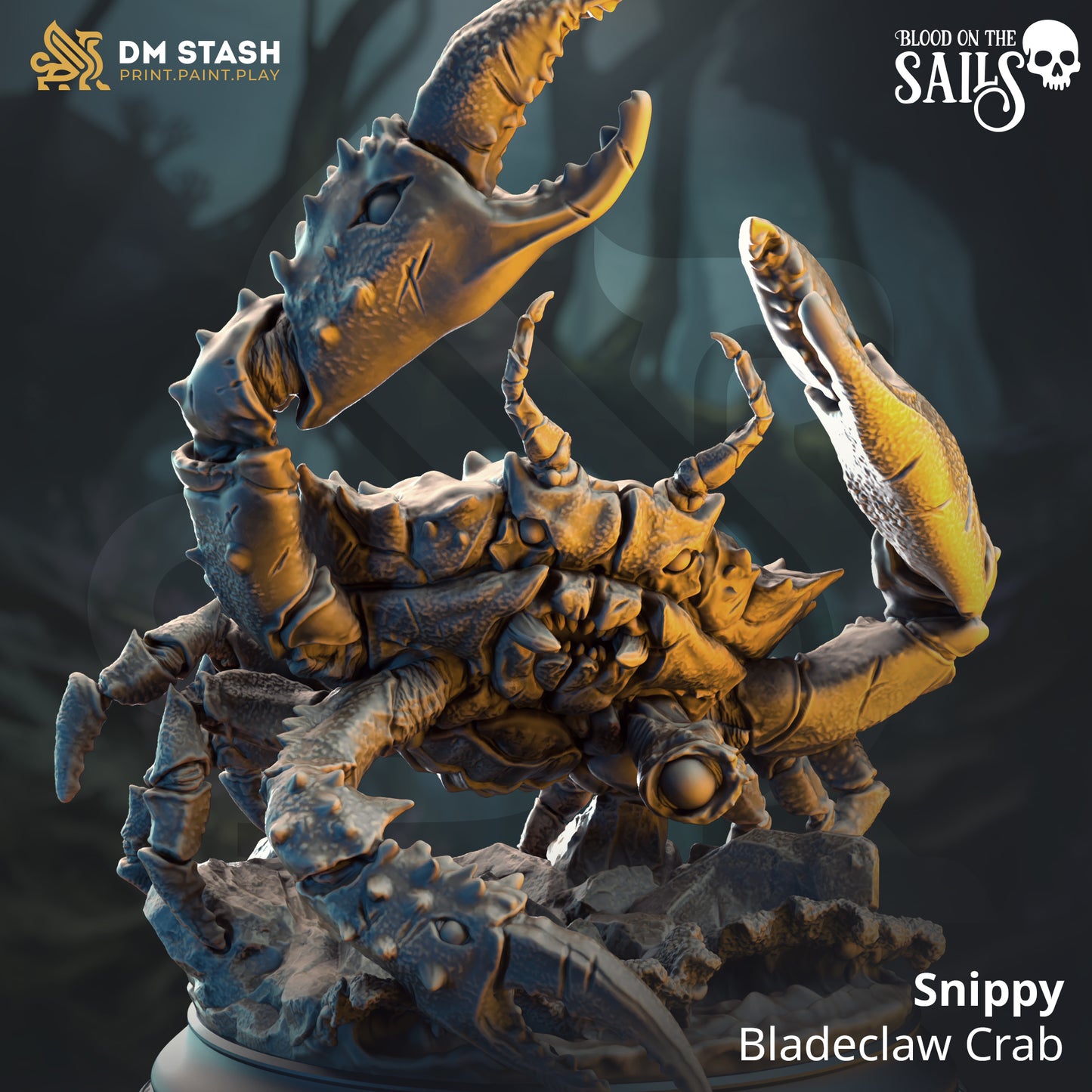 DM Stash - Snippy, Bladeclaw Crab (Huge) - Blood on the Sails 2025 July