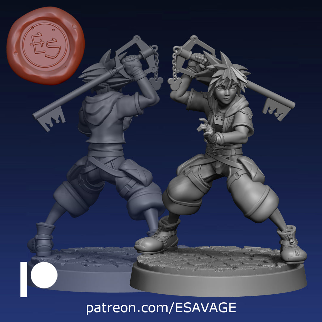 Eathan Savage Studios - Kingdom Hearts Miniatures 2022 September Release