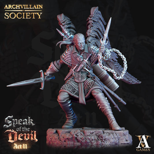 Archvillain Games - Nyrwant Brightstar Aasimar Warlock Archvillain Society Vol. 13 Speak of the Devil 2 2022 July