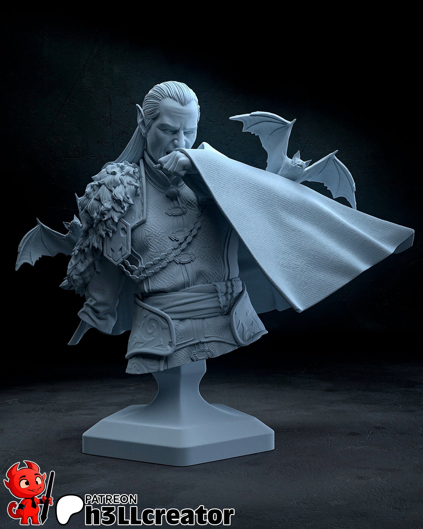 H3LL Creator - Vampire Count Strahd von Zarovich, Bust