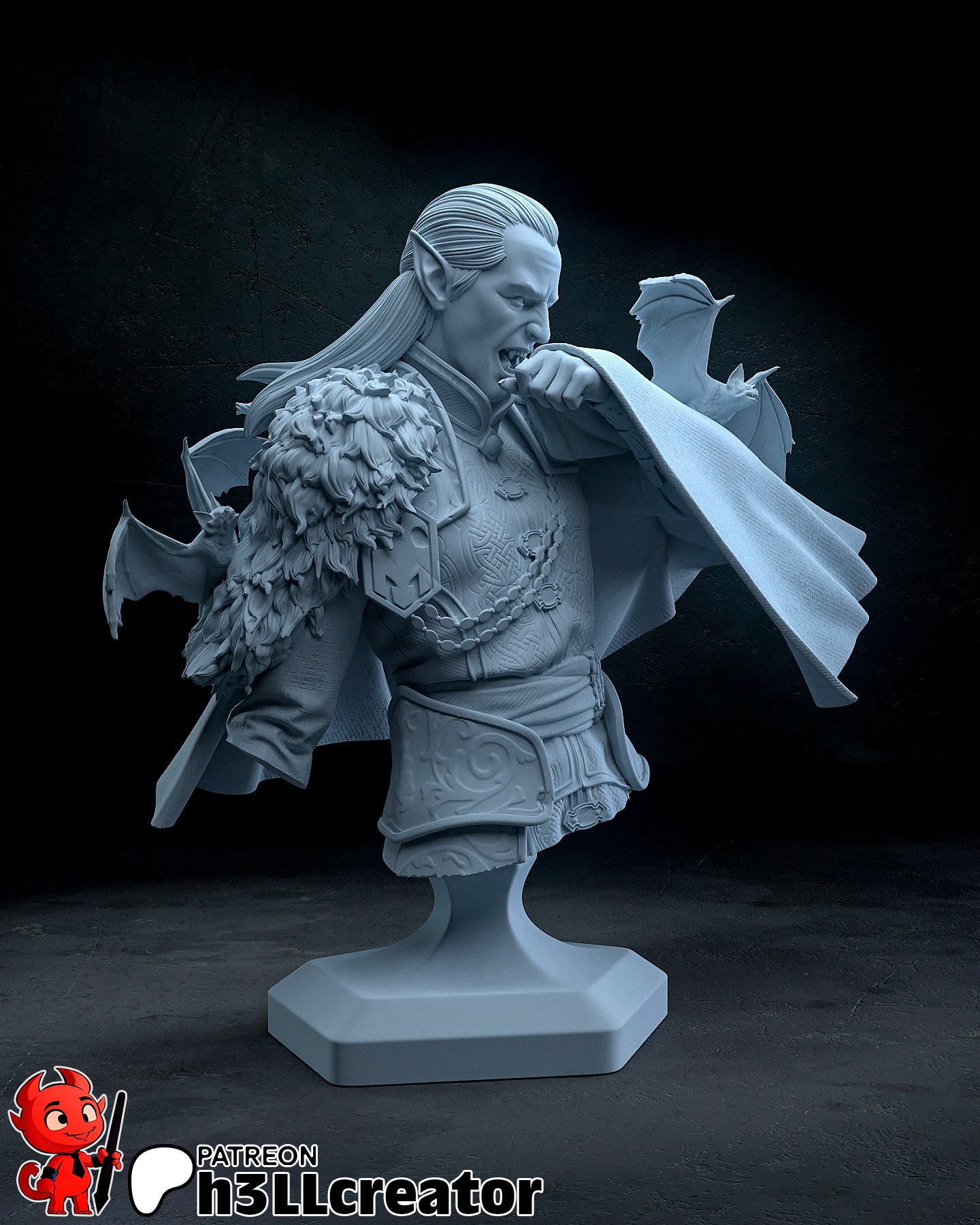 H3LL Creator - Vampire Count Strahd von Zarovich, Bust