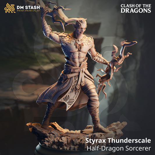 DM Stash - Styrax Thunderscale, Half-Dragon Sorcerer - Clash of Dragons 2025 June