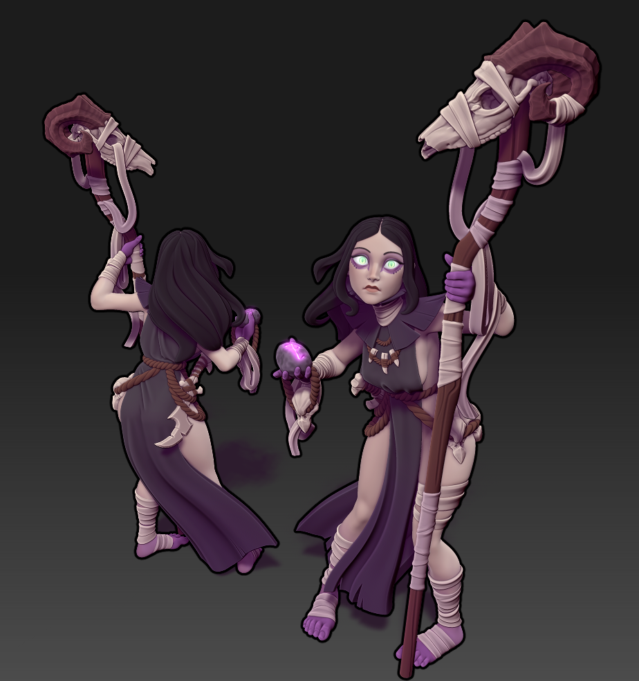 Twin Goddess Miniatures - Olseen the Soothsayer - 2025 October