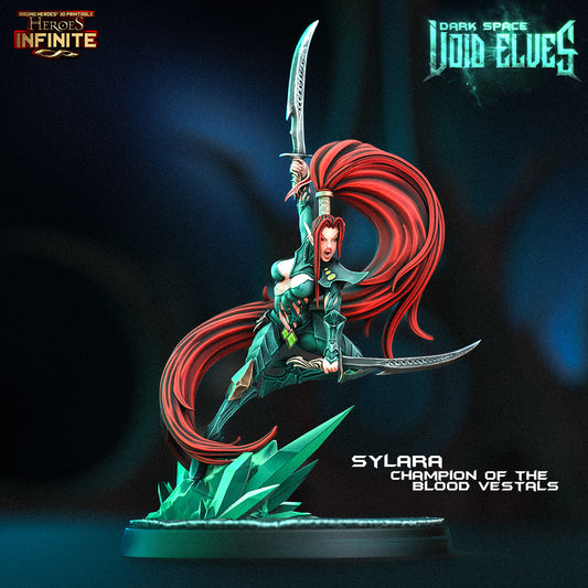 Heroes Infinite Raging Heores - Sylara, Champion of the Blood Vestals - Dark Space Void Elves #44 2023 November