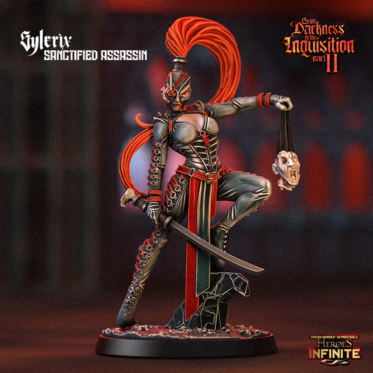 Heroes Infinite Raging Heores - Sylerix, Sanctified Assassin, Adeptus Astra Telepathica - Grim Darkness of the Inquisition2 #40