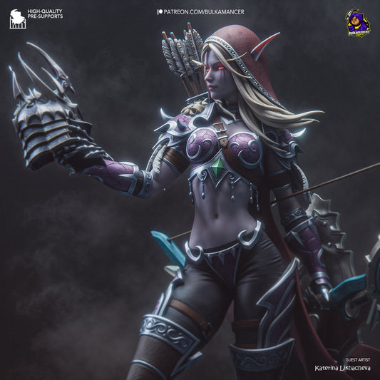 Bulkamancer Sculpts - Sylvanas WIndrunner WoW - 45mm / 273mm