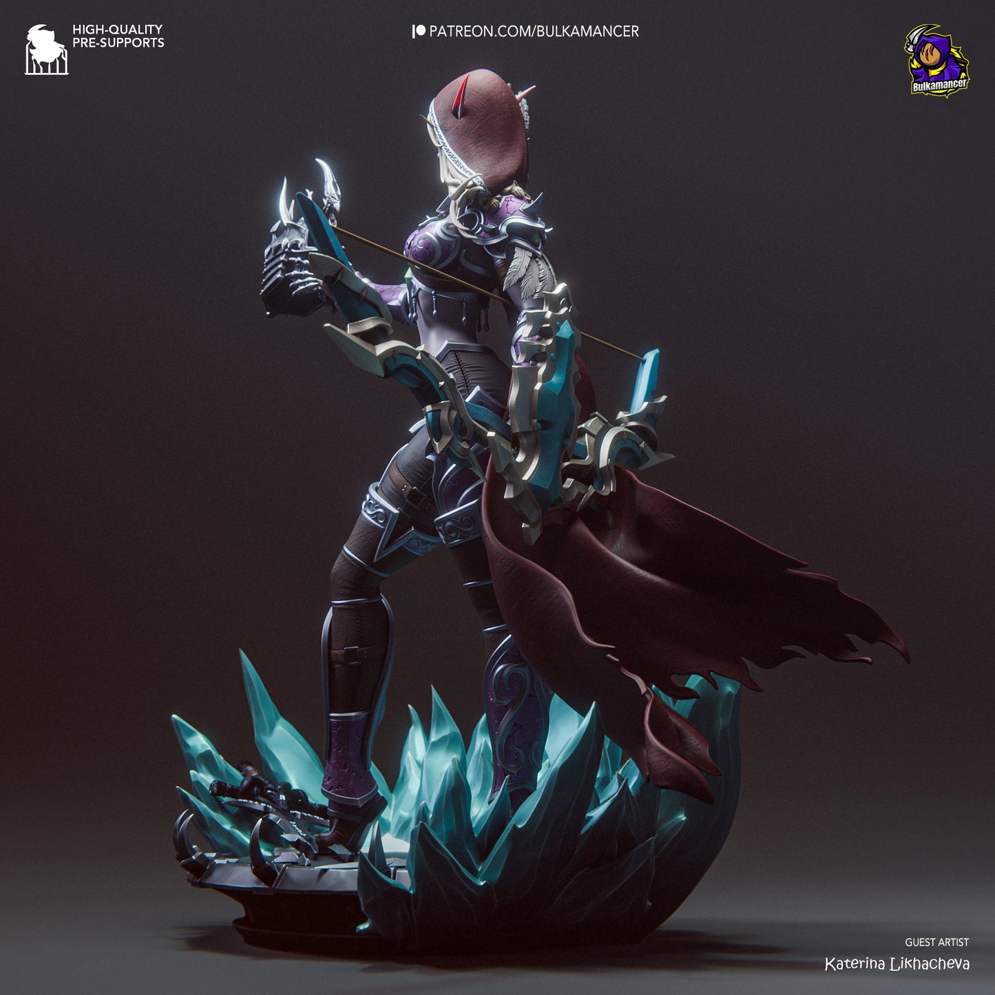 Bulkamancer Sculpts - Sylvanas WIndrunner WoW - 45mm / 273mm