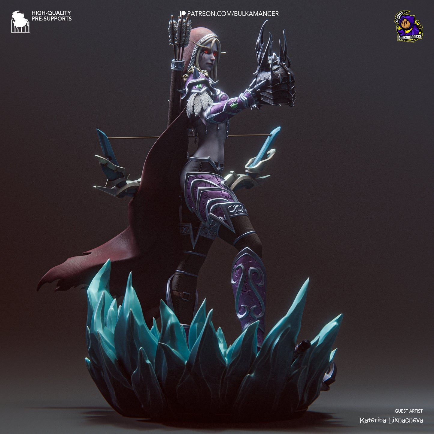 Bulkamancer Sculpts - Sylvanas WIndrunner WoW - 45mm / 273mm