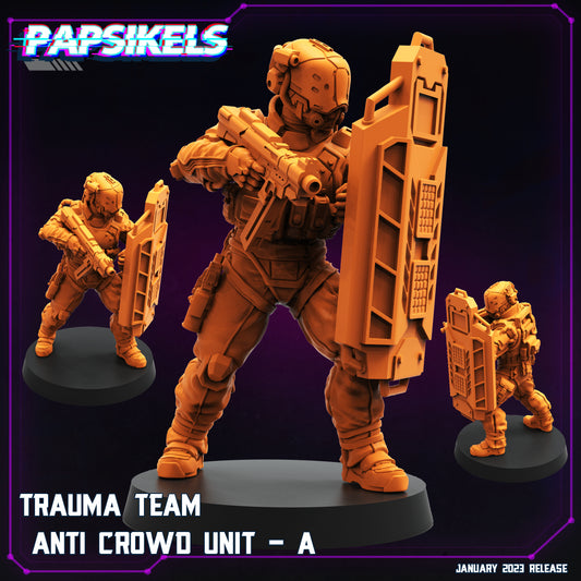Papsikels - Trauma Troupe, Anti Crowd Unit C - Cyberpunk 2023 January